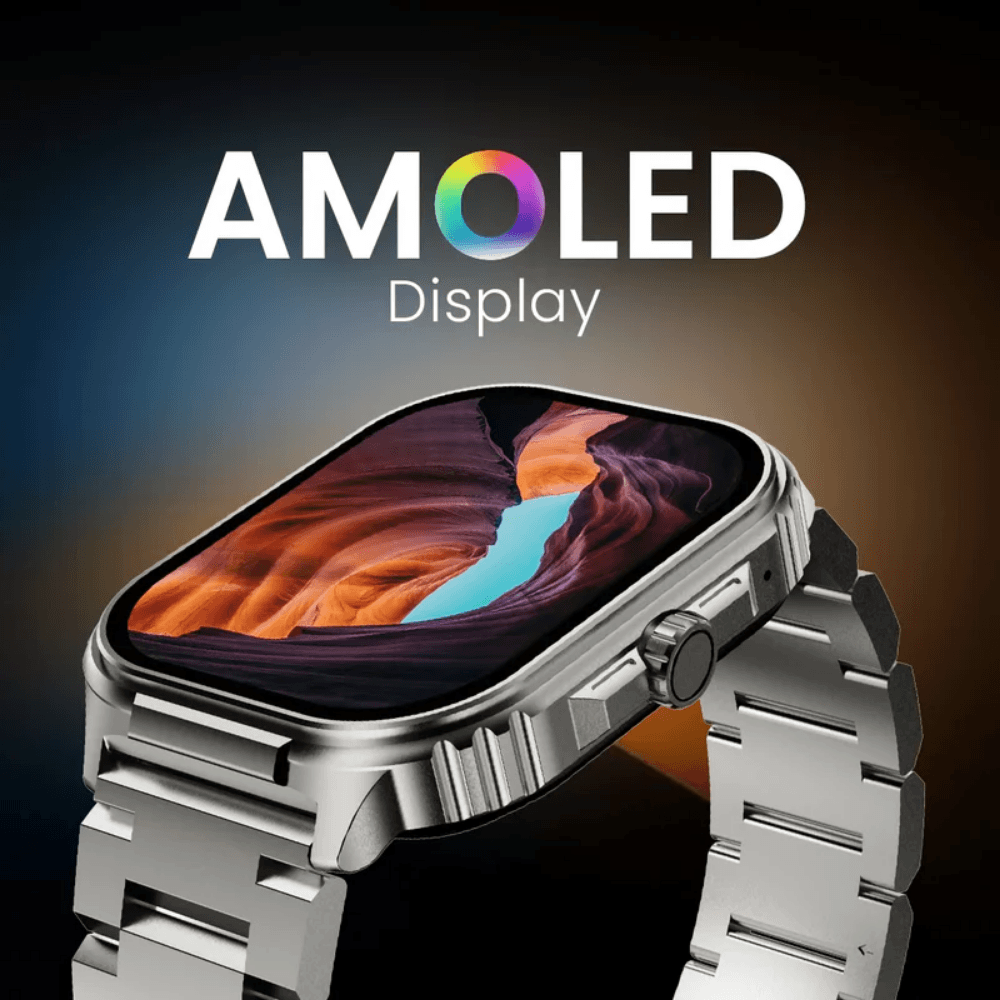 สมาร์ทวอทช์ HIFUTURE ULTRA 3 PRO มีฟีเจอร์ AI หน้าจอ AMOLED 2.04 นิ้ว สี SILVER